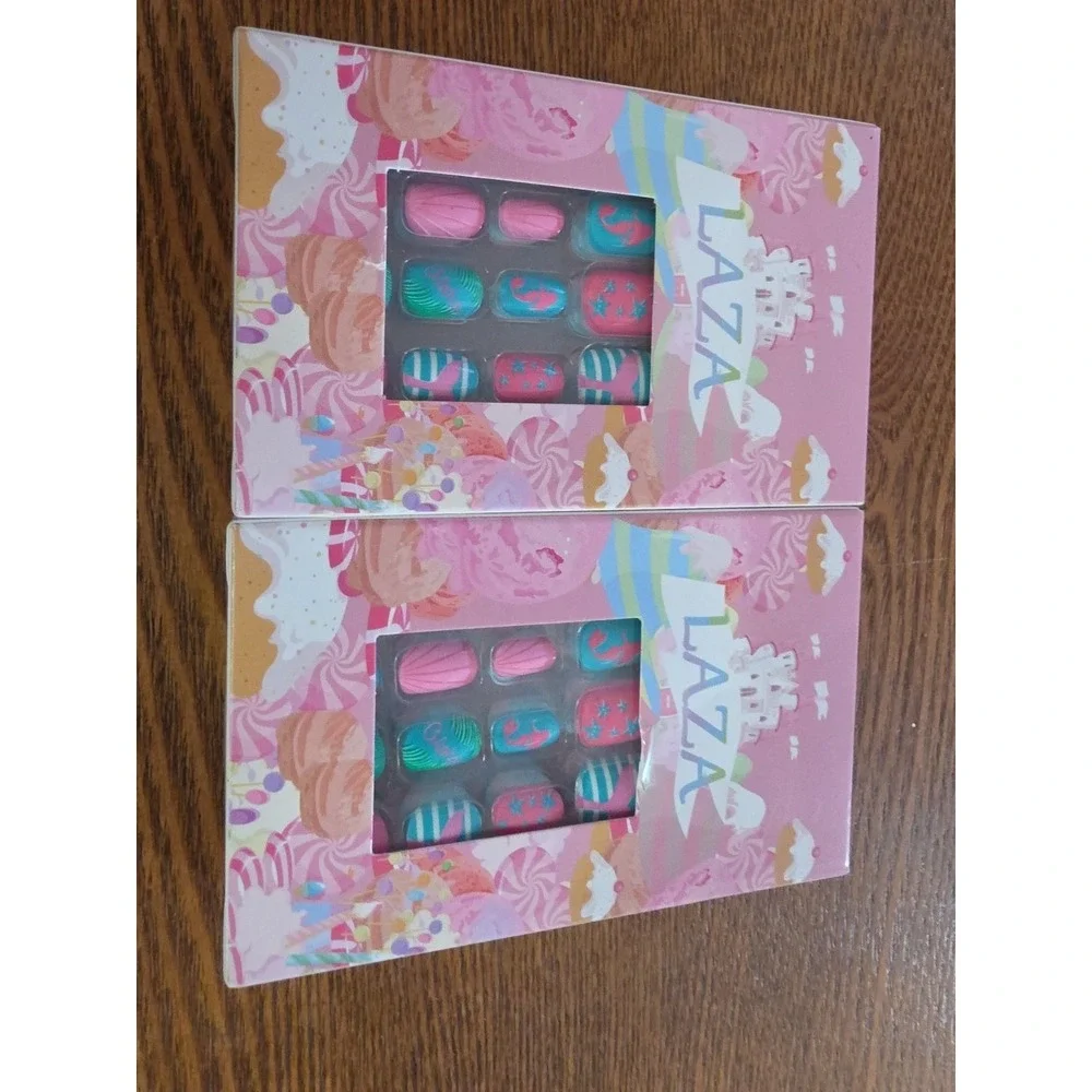 Laza Nails‎ Girls 72 pc Set X2
